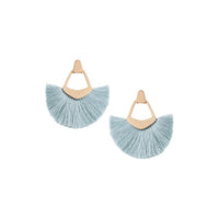SBV Light Blue Tassel Earrings