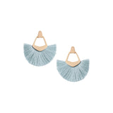 SBV Light Blue Tassel Earrings