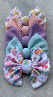 Starla’s bullet fabric bows