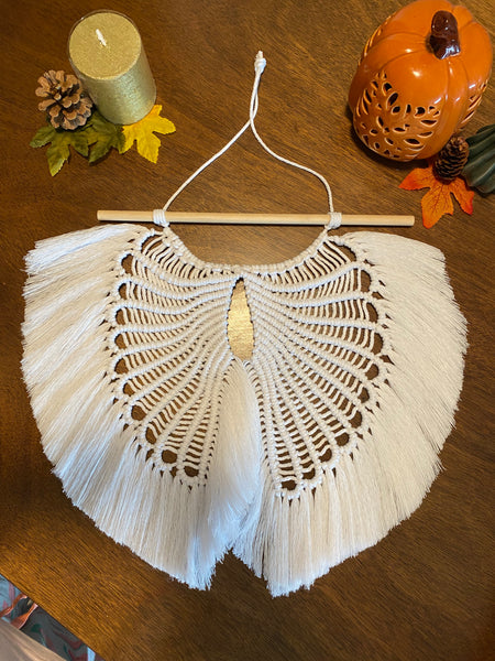 ODA White Angel Wings wall hanging