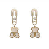 SUN Teddy Bear Earrings