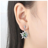 Sun star earrings
