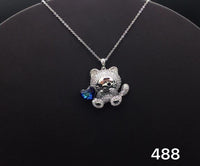 Sun Kitty/ Heart Necklace