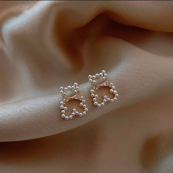 Sun Teddy Bear earrings