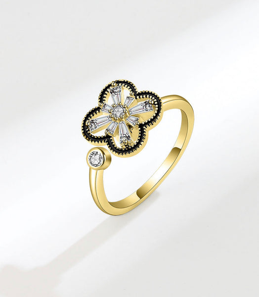 Sun Gold flower ring
