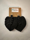 ODA Macrame Feather Earring
