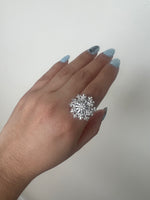 Sun Snow flake ring