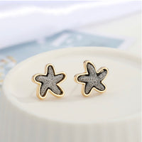 Sun starfish earrings