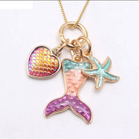 Sun tail Love necklace