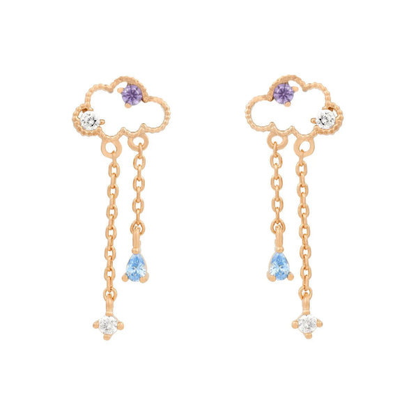 Sun cloud earrings