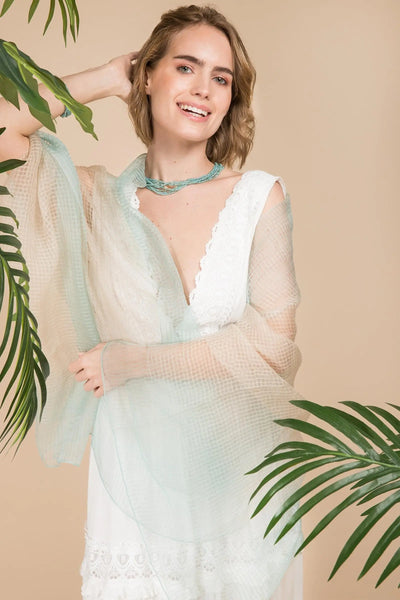 Tayanna Ombre Border Silk