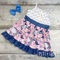 AC Ruffled Tea Party Dress