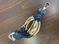 SBV Leather and Gold Bracelet